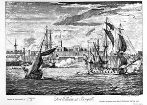 Fort William à Bengale, 1736 - Gerard Vandergucht